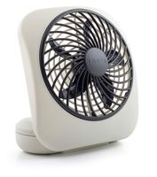 O2COOL 5" Portable Fan Battery Powered, 1 Unit, Grey