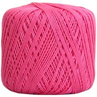Threadart 100% Pure Cotton Crochet Thread - SIZE 3 - Color 35 - HOT PINK