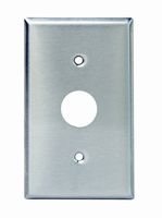 Leviton 84071-40 1-Gang Key Lock Power Switch Device Switch Wallplate, Standard Size, Spanner Screws and Tool, Device Mount, Stainless Steel