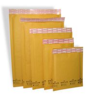 Polyair Eco-lite #4 ELSS4 Golden Kraft Bubble Mailer, 9.5" x 14.5" (Pack of 100)