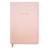 DesignWorks Ink Terrazzo Soft Touch Hard Cover Journal, Copper Dots- Novel Ideas
