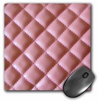 3dRose LLC 8 x 8 x 0.25 Inches Mouse Pad, Pink Leather Like (mp_29730_1)
