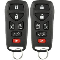 KeylessOption Keyless Entry Remote Control Key Fob Replacement for KBRASTU51 (Pack of 2)