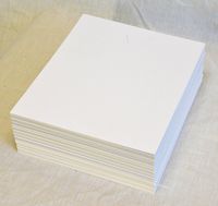 topseller100, Pack of 50 sheets 16x20 UNCUT matboard / mat boards (white)