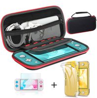 Compatible Nintendo Switch Lite Carrying Case, Suptempo Mini Switch Lite Cover Case + Tempered Glass Screen Protector + TPU Case