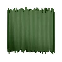 Disposable Plastic Coffee Stirrer Straw - 5 Inch Sip Stir Stick (Green, 1000)