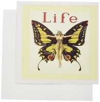 3dRose Famous Life Magazine Cover The Flapper pd-us - Greeting Cards, 6 x 6 inches, set of 12 (gc_123273_2)