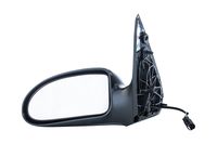 Dependable Direct Left Driver Side Textured Power Operated Non-Heated Non-Folding Door Mirror for USA Built Ford Focus (2000 2001 2002 2003 2004 2005 2006 2007) - Parts Link #: FO1320180