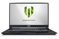 MSI WE75 9TJ-001 17.3" Mobile Workstation, Intel Core i7-9750H, NVIDIA Quadro T2000, 32GB, 512G NVMe SSD, Win10 Pro