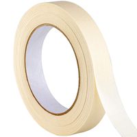 No-Residue 1 Inch, 60 Yard Masking Tape 1 Pk. Easy-Tear, Pro-Grade Removable Painters Tape Great for Home, Office or Commercial Contractor. Clean, Drip-Free Painting with Wide Crepe Paper Rolls