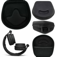 DURAGADGET Black Protective EVA Headphone Case (Headphones NOT Included) - Compatible with Urbanears Ziken Over Ear Headphones