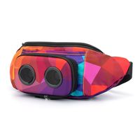 The #1 Fannypack with Speakers. Bluetooth Fanny Pack for Parties/Festivals/Raves/Beach/Boats. Rechargeable, Works with iPhone & Android. #1 (Retro, 2019 Edition)