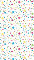 Ella Bella Photography Backdrop Paper, Multi-Colored Dots, 48" x 12', 1 Roll (teal, red, yellow, green)