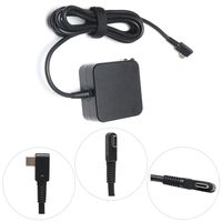 45W USB Type-C AC Adapter Charger for HP Spectre x360 13 TPN-CA01;Lenovo Yoga 720 720-13IKB 910 910-13IKB;IdeaPad 720s;Miix 720-12ikb;Thinkpad X1 Tablet Yoga 5 Pro GX20M33579 Laptop Power Supply Cord