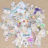 40pcs Cute owl Cartoon Sticker for Laptop Kids Toys Water Bottle Kindergarten Classroom Bottle Computer Notebook Car Skateboard Motorcycle Bicycle Luggage Guitar Bike