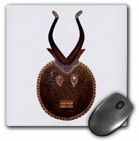 3dRose 8 x 8 x 0.25 Inches African Mask Mouse Pad (mp_878_1)