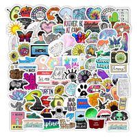 Positive Vsco Girl Stickers for Hydro Flask[100pcs]Cute Mini Aesthetic Design for Laptop Phone Case Water Bottle Tumbler Cup Folder Bike Computer Helmet Car Luggage Skateboard Snowboard, Kid Teen Gift