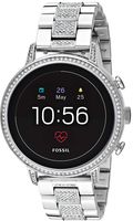 Fossil Women's Gen 4 Venture HR Heart Rate Stainless Steel Touchscreen Smartwatch, Color: Silver (Model: FTW6013)