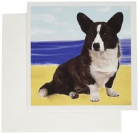 3dRose Cardigan Welsh Corgi - Greeting Cards, 6 x 6 inches, set of 6 (gc_4161_1)