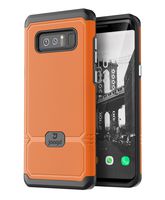 Jaagd Galaxy Note 8 Case, Slim Shock-Absorbing Modern Slim Non-Slip Grip Cell Phone Cases for Samsung Galaxy Note 8 (Orange)