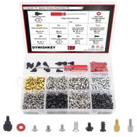 780PCS Computer Screw Kit, DYWISHKEY Computer Screw Standoffs Set Kit for Hard Drive Computer Case Motherboard Fan Power Graphics with a Screwdriver