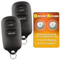 Discount Keyless Replacement Key Fob Car Entry Remote For Toyota Scion HYQ12BBX, HYQ12BAN (2 Pack)