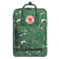 Fjallraven - Kanken Art Laptop 17" Special Edition Backpack for Everyday, Green Fable