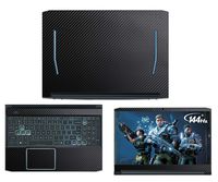 Decalrus - Protective Decal for Acer Predator Helios 300 PH315-52 (15.6" Screen) Laptop Black Carbon Fiber Skin case Cover wrap CFACprdator_Helio_300_PH315-52Black