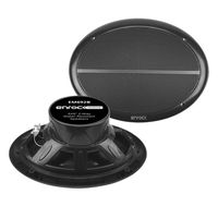 Enrock Marine EM692B Black Dual 6X9" Inch Weather Resistant Full Range Speakers 250 Watts Peak (Pair)