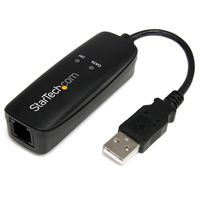 StarTech USB56KEM3 External V.92 56K USB Fax Modem Dial up Data Modem