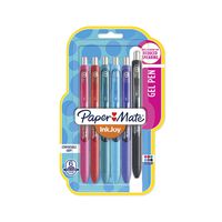Paper Mate InkJoy Gel Pens, Fine Point, Assorted Colors, 6 Count
