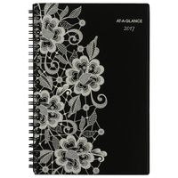 AT-A-GLANCE Weekly / Monthly Planner / Appointment Book 2017, 4-3/4 x 8", Lacey (141-200)