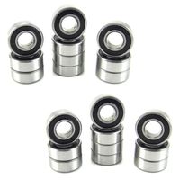 (20) 5x11x4mm Precision Ball Bearings ABEC 1 Rubber Seals
