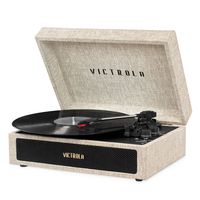 Victrola Parker Bluetooth Suitcase Record Player with 3-Speed Turntable