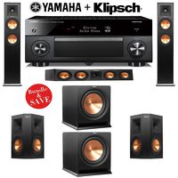 Klipsch RP-250F Reference Premiere 5.2 Home Theater System with Yamaha RX-A1060BL AVENTAGE 7.2-Ch Network A/V Receiver