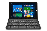 Ematic 8-inch Windows 10, HD Quad-Core 32GB Tablet with WiFi Intel and Docking Keyboard, Black