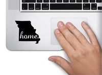 #2 Home Missouri State Name Keypad Computer Laptop Symbol Decal Family Love Car Truck Sticker Window (Black)