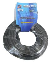 Blast King RG59+2C 50B 50-Feet Black Siamese Coaxial Cable