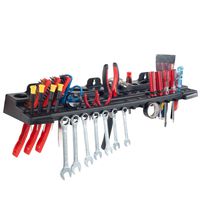 Stalwart Multitool Organizer for Hand Tools, Automotive Tools, and Electric Tools, Wall Mounted Shelf