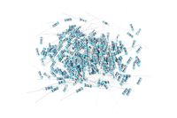 LM YN 1.2K Ohm Resistors - 200pcs 1W Electronics Metal Film Resistors 1% 1 Watt Resistors Pack
