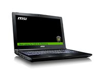 MSI WE62 7RJ-1828US 15.6" Professional Workstation Laptop Core i7-7700HQ Quadro M2200 16GB 256GB SSD, Aluminum Black