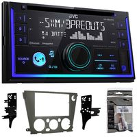 7" JVC Stereo CD Receiver w/Bluetooth/USB/iPhone/Sirius for 05-09 Subaru Legacy