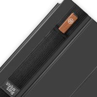 Stylus Sling Wide Stylus Holder for Larger Styluses, Compatible with Pencil 53, Logitech Crayon, Bamboo Fineline, 10mm Wide styluses (9.7/10.5/11-inch iPad/Air/Pro, Black)