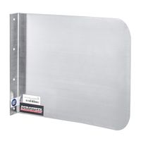 DuraSteel Stainless Steel Side Splash Guard - 15" x 12" Wall Mount - For Commercial Usage - Hand Sinks and Compartment Prep Sinks - Sink Basin Safe Guard/Splatter Guard/Cross Contamination Sink Guard