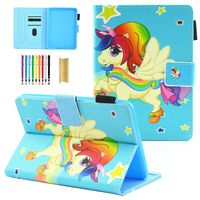 LittleMax Case for Amazon Kindle Paperwhite 1/2/3/4,Synthetic Leather Kickstand Auto Wake/Sleep Cover for All Amazon Kindle Paperwhite (2012/2013 / 2015/2016 Version)-1 Star Unicorn