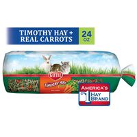 Kaytee Timothy Hay Plus, Carrots, 24-Ounce, Standard Packaging