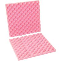 Anti-Static Convoluted Foam Sets, 16" x 16" x 2", Pink, 12/Sets per Case