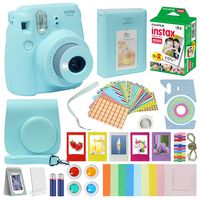 Fujifilm Instax Mini 9 Camera Ice Blue Accessory kit for Kids Fuji Instax Mini 9 Camera Includes Instant Camara Fuji Instax Film 20 Pack Instax Case with Strap Instax Album + Frames Lenses + More ...