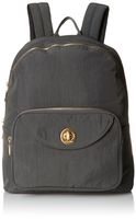 Baggallini Brussels Laptop Chrcl Backpack, Charcoal, One Size