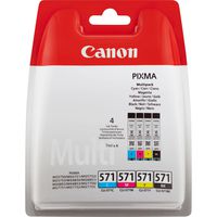 Canon CLI-571 Black, Cyan, Magenta, Yellow Ink Cartridge